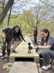 puncheon forest park installation