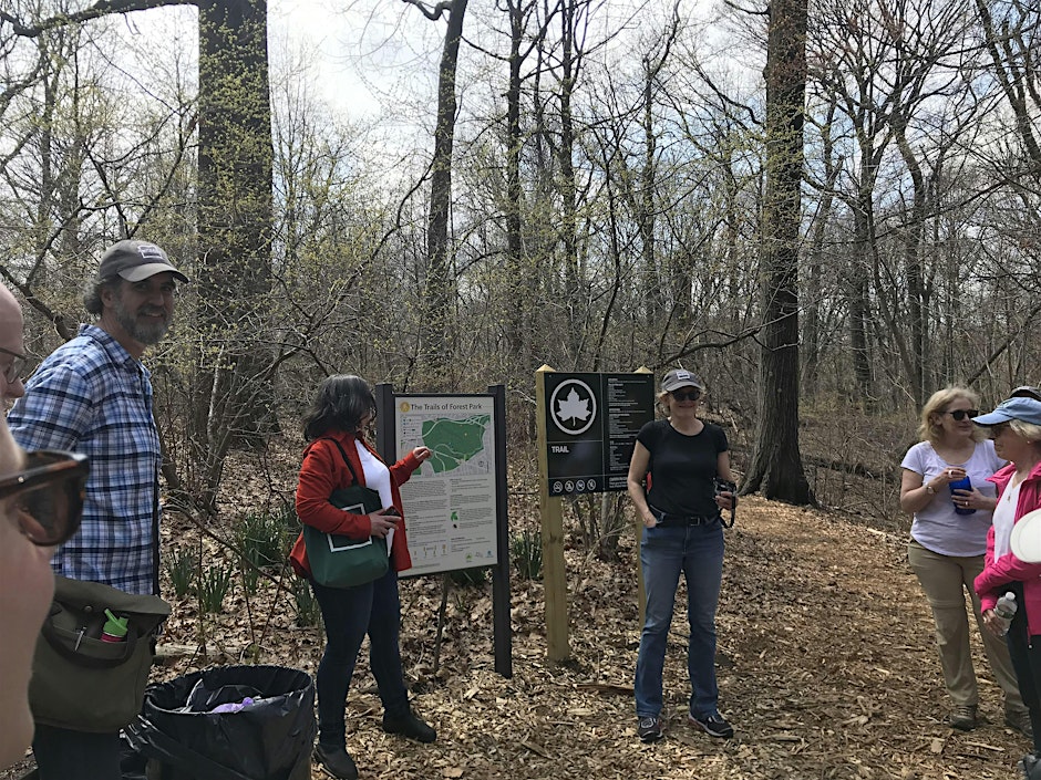 tour group at forest park