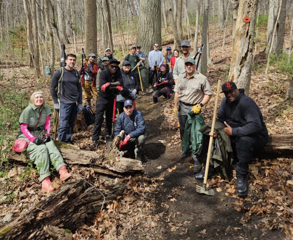 group of trail maintainers
