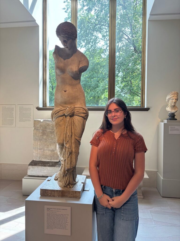 Juliette McMahon blog post high school intern